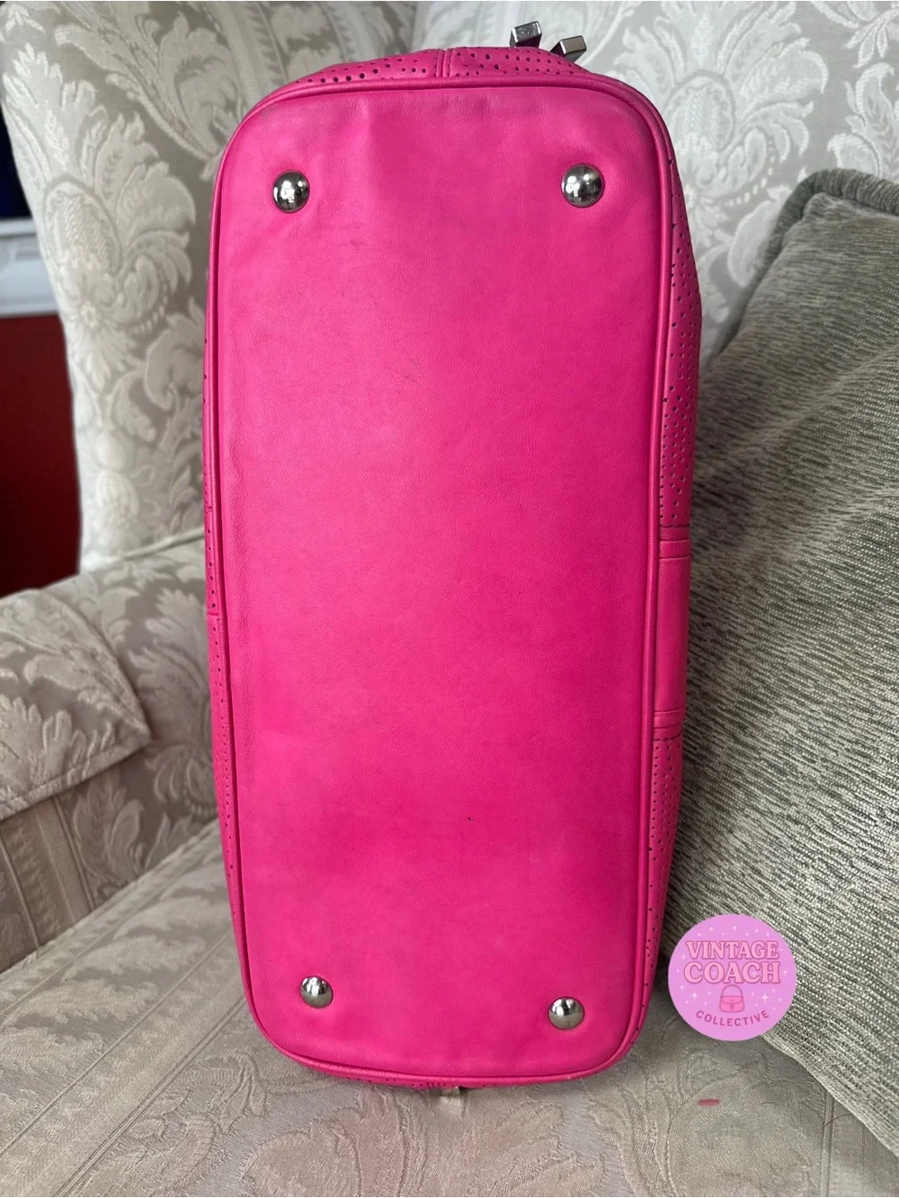 Coach pink shoulder bag - Picture 5 of 9